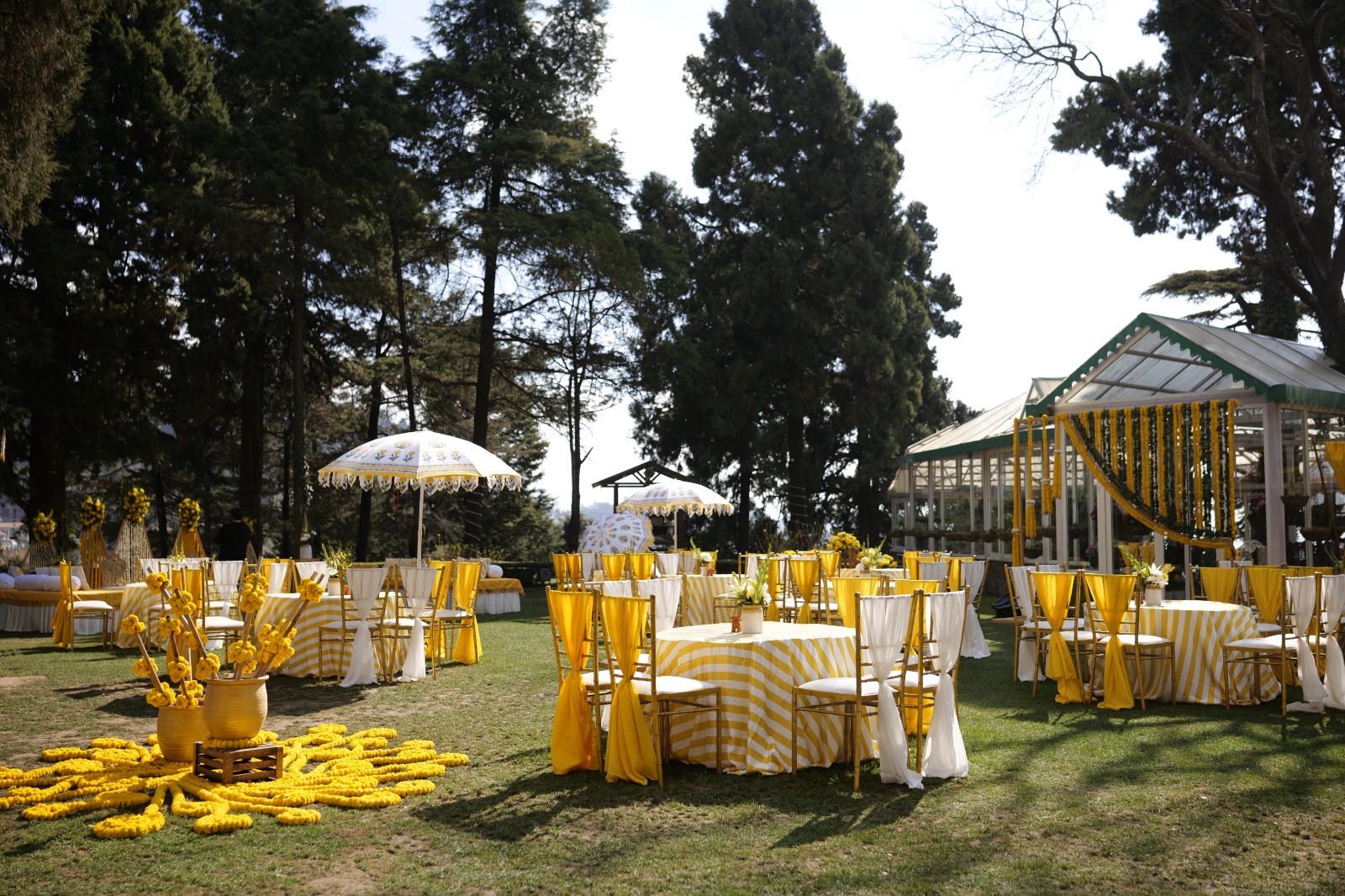 stylish and elegant wedding decor services in Mussoorie 